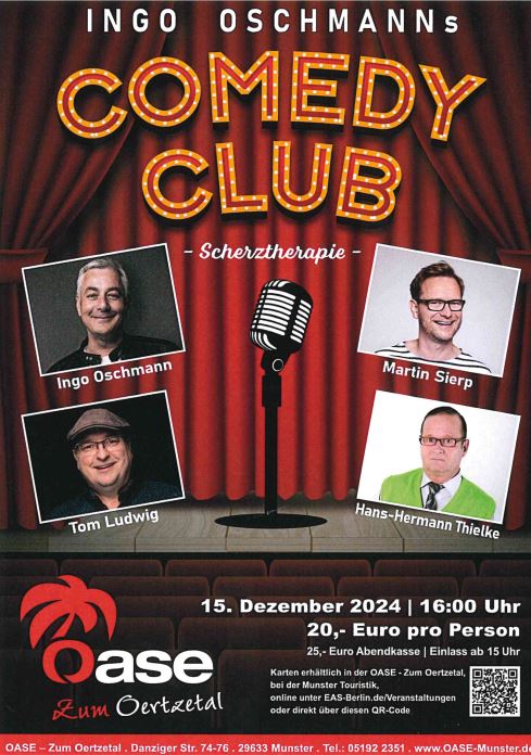Ingo Oschmann, Scherztherapie, Flyer