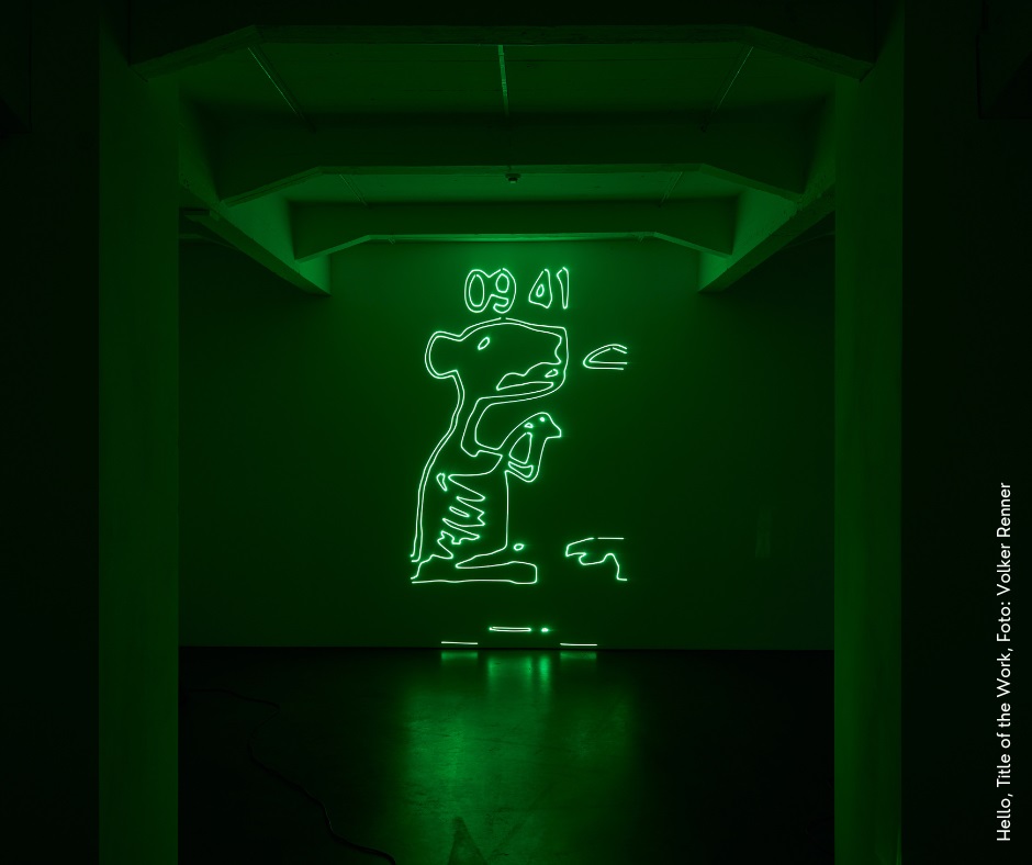 Paul Spengemann, Hello, Title of the Work, Foto Volker Renner